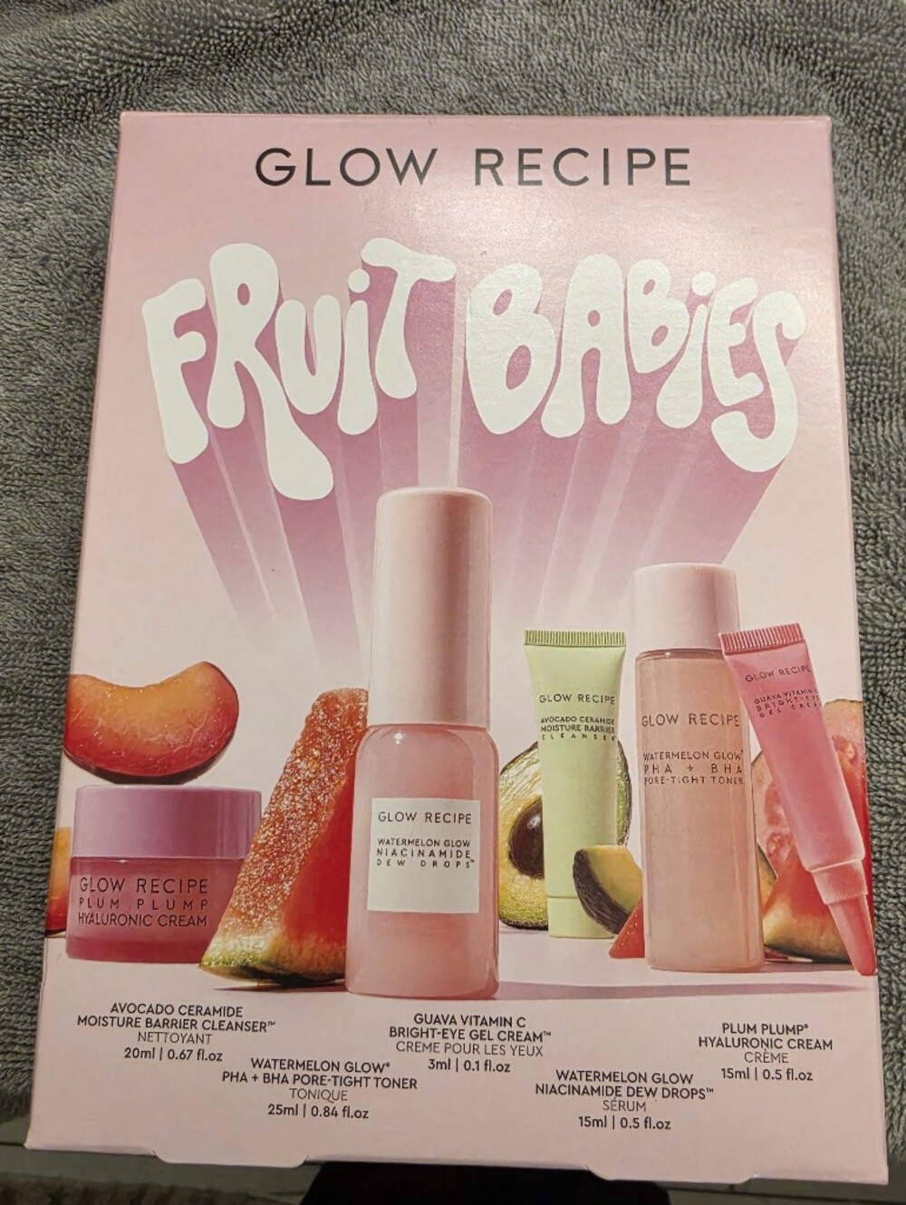 New Glow Recipe Fruit Babies